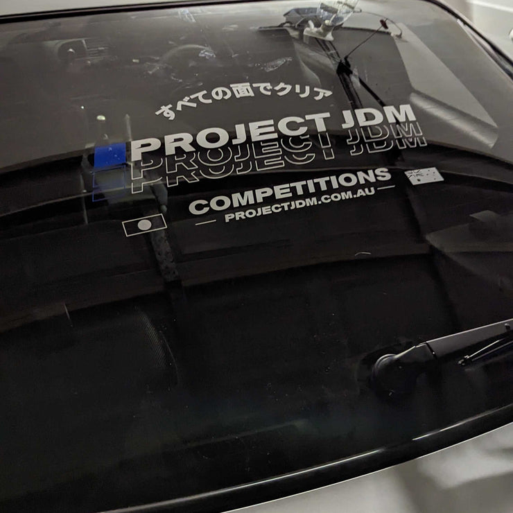 PROJECT JDM Rear Window Decal